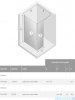 New Trendy New Modus kabina Walk-In 120x30x200 cm przejrzyste EXK-0020/EXK-0053